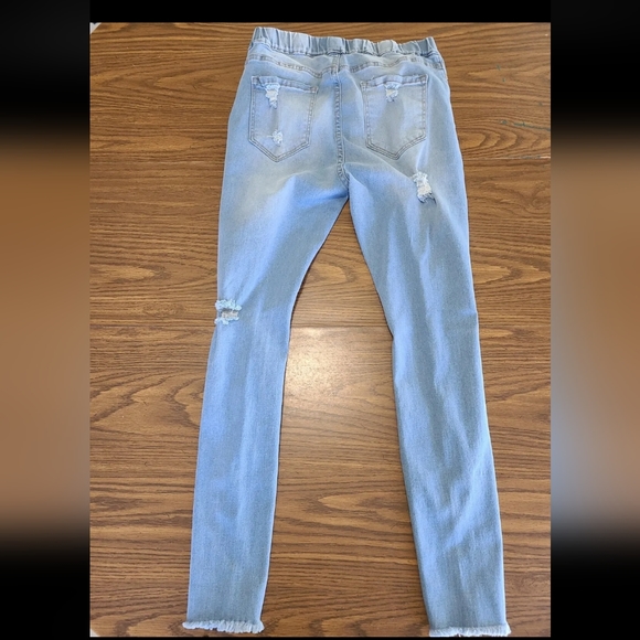 Women's Blue Jeans Vince Blue Co. Brand   Size 3 Elastic Waist - Picture 2 of 3